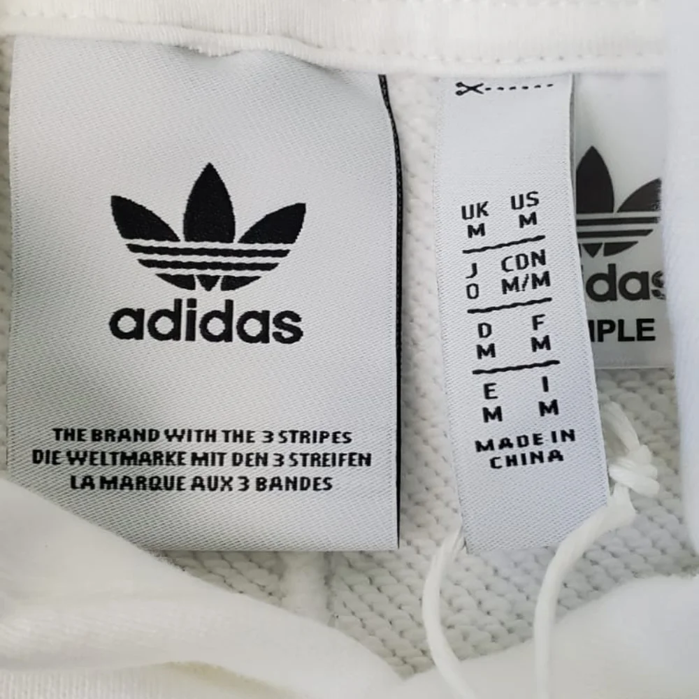 Adidas Hoodie Sport Open Hem White/LIGHT GREY  Size M Men's - Picture 13 of 16